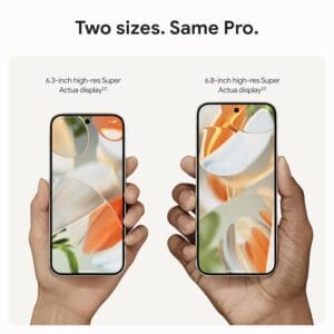 Google Pixel 9 Pro - Unlocked Android Smartphone with Gemini, Triple Rear Camera System, 24-Hour Battery, and 6.3" Super Actua Display - Hazel - 512 GB