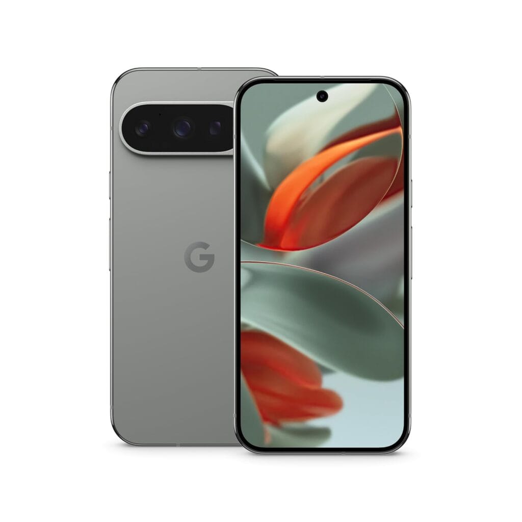 Google Pixel 9 Pro - Unlocked Android Smartphone with Gemini, Triple Rear Camera System, 24-Hour Battery, and 6.3" Super Actua Display - Hazel - 512 GB