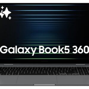 Samsung 15.6” Galaxy Book5 360 Copilot+ PC, AI Computer, FHD AMOLED Touchscreen, 16GB / 512GB, Dolby Atmos Quad Speakers, Student Laptop, Lightweight, All-Day Battery Life,...