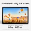 samsung galaxy tab s10 fe 128gb wifi android tablet large display long 1