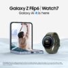 SAMSUNG Galaxy Z Flip 6 AI Cell Phone, 256GB Unlocked Android Smartphone, FlexCam, Photo Assist, Camcorder Mode, Live Interpreter, Foldable Design, 2024, US 1 Yr Manufacturer...