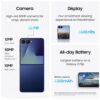 Samsung Galaxy Z Flip7 Cell Phone + Gift Card, 512GB AI Smartphone, Unlocked Android, Long Battery Life, 2025, US 1 Yr Manufacturer Warranty, Blue Shadow